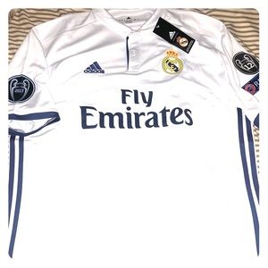 Real Madrid 12 Champions Jersey size XL